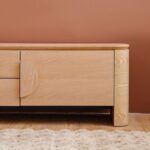 Kanso 2Door & 2Drawer Tv Unit Upto 80 Inch-Natural Oak