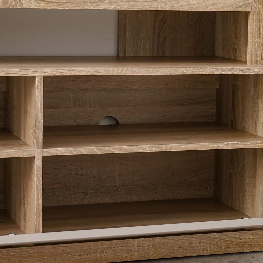 Firza Wall TV Unit - Up To 50 Inches - Sonoma Oak - With 2-Year Warranty - Image 5