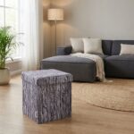 Cassy 38X38X37.5 Folding Storage Ottoman-Barut