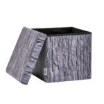 Cassy 38X38X37.5 Folding Storage Ottoman-Barut