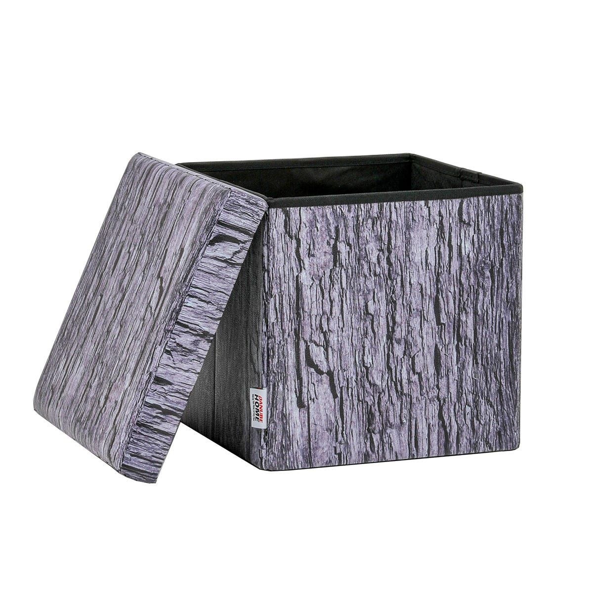 Cassy 38X38X37.5 Folding Storage Ottoman-Barut - Image 4