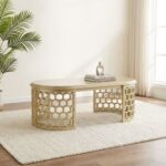 Bunbury Coffee Table - Champagne Gold