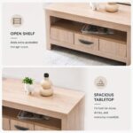 Anton 1 Drawer Coffee Table-Sonoma Oak