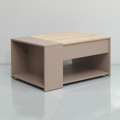 Spence Lift-Top Coffee Table with Storage - Grey/Oak - With 2-Year Warranty - Image 3