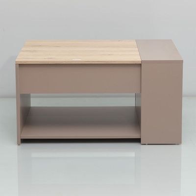 Spence Lift-Top Coffee Table with Storage - Grey/Oak - With 2-Year Warranty - Image 4