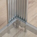 Naill Coffee Table-Stainless Steel