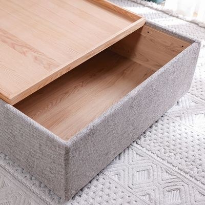Odum Centre Table with Storage-Brown/Natural Oak-With 2-Year Warranty - Image 3