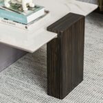 Forbes Coffee Table with Drawer - White/Grey - With 2-Year Warranty