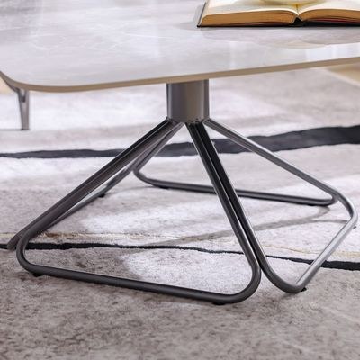 Parker Coffee Table - Set of 2 - Ivory/Grey/Gunmetal Black - With 2-Year Warranty - Image 3