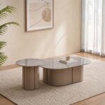 Linvel Coffee Table - Set of 2 - Blue Stone/Light Grey - With 2-Year Warranty