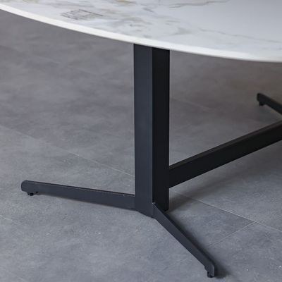 Elmont Ceramic Center Table - White/Black - With 2-Year Warranty - Image 3