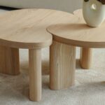 Kanso Set of 2 Coffee Table - Natural Oak - With 2-Year Warranty