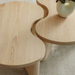 Kanso Set of 2 Coffee Table - Natural Oak - With 2-Year Warranty
