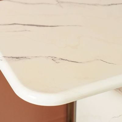 Retrova Console Table - White Grey/Gunmetal - Image 3