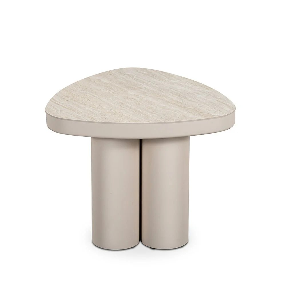 Scandi End Table -Beige - Image 5