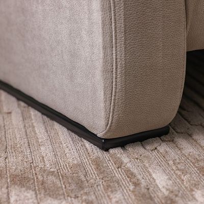 Nimera 1-Seater Fabric Sofa-Grey-With 2-Year Warranty - Image 4
