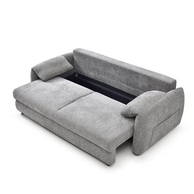 Uberto Fabric Sofa Bed - Grey - With 2-Year Warranty - Image 5