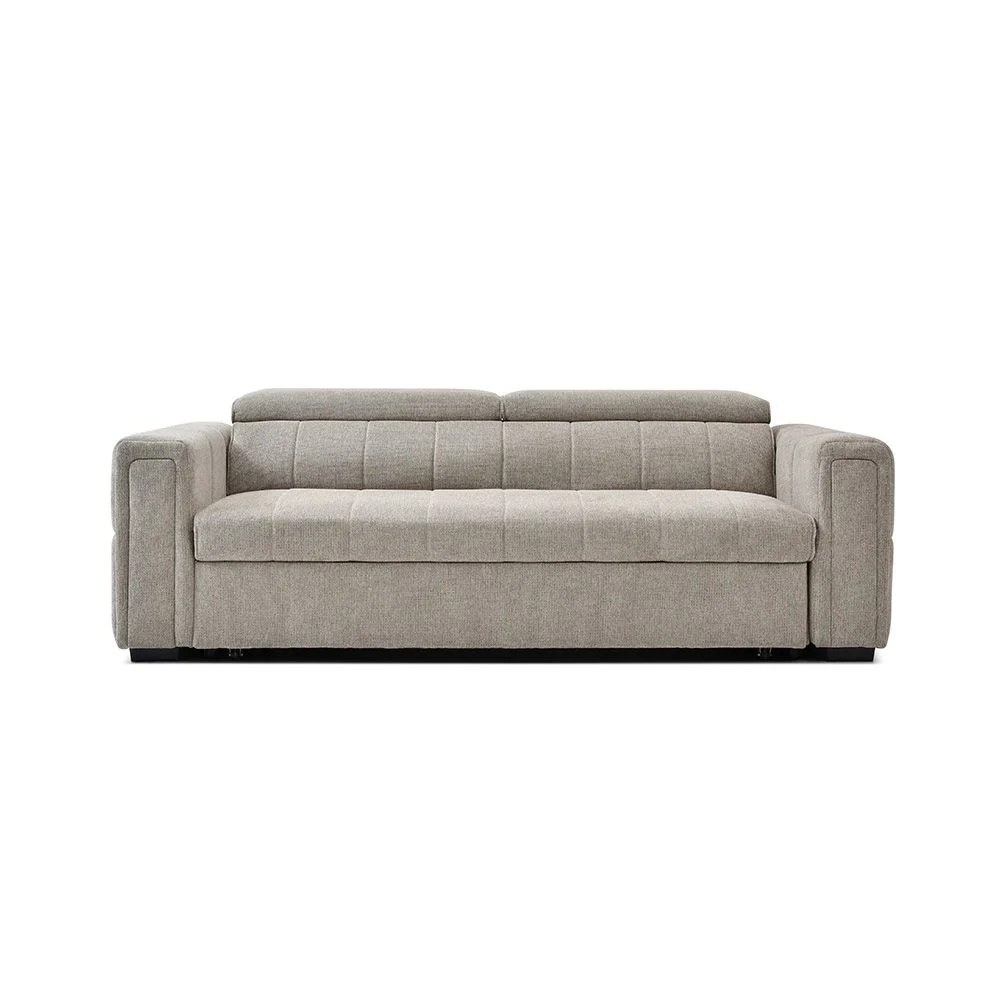 Quinley Fabric Sofa Bed - L.Grey - Image 4