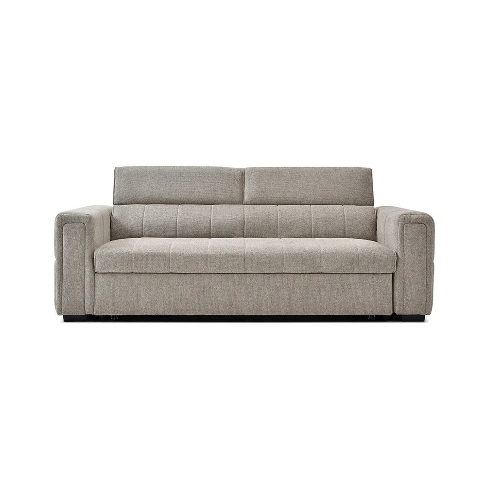 Quinley Fabric Sofa Bed - L.Grey - Image 5