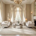 Bunbury 7-Seater Fabric Sofa Set With End & Coffee Tables- Beige - With 2-Year Warranty