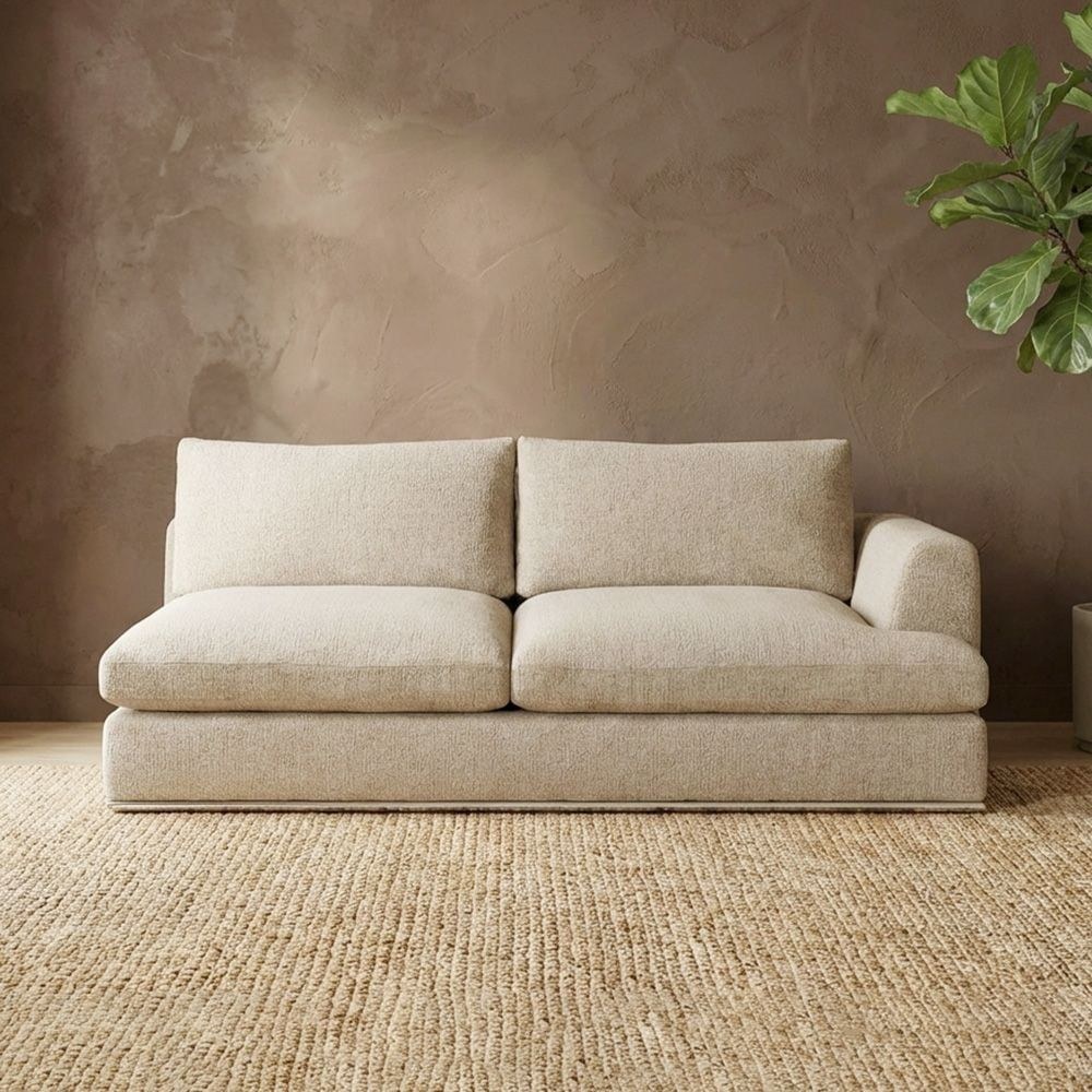 Paddington 12 Seater Fabric Modular Sofa Set- Brown - Image 3