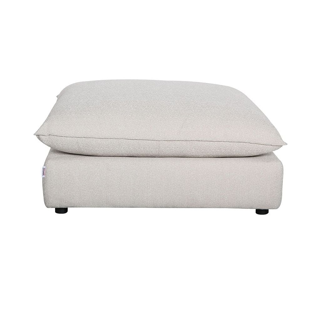 Napoleon 1-Seater Ottoman Fabric Modular Sofa – Beige – With 2-Year Warranty - Image 3