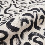 Napoleon 1-Seater Fabric Accent Chair – Black & White Pattern-With 2-Year Warranty