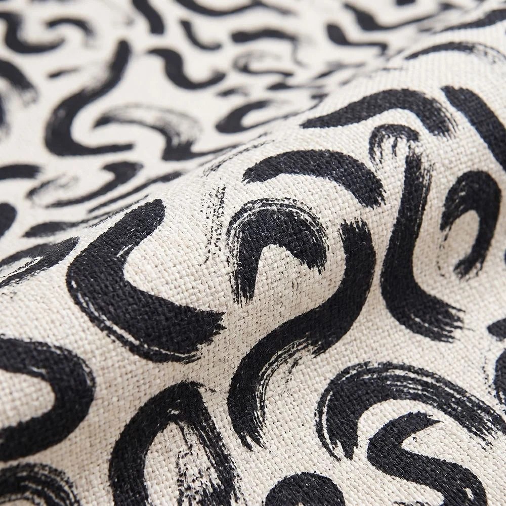 Napoleon 1-Seater Fabric Accent Chair – Black & White Pattern-With 2-Year Warranty - Image 3