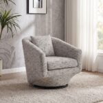 Napoleon 1-Seater Fabric Accent Chair – Grey-With 2-Year Warranty