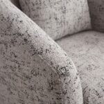 Napoleon 1-Seater Fabric Accent Chair – Grey-With 2-Year Warranty