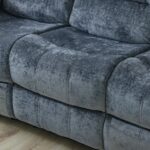 Dazler 2-Seater Fabric Recliner- Gray