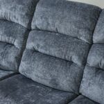 Dazler 2-Seater Fabric Recliner- Gray