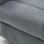 Desi 1-Seater Electric Fabric Recliner with Swivel and Rocker - Grey - With 2-Year Warranty