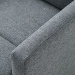 Desi 1-Seater Electric Fabric Recliner with Swivel and Rocker - Grey - With 2-Year Warranty