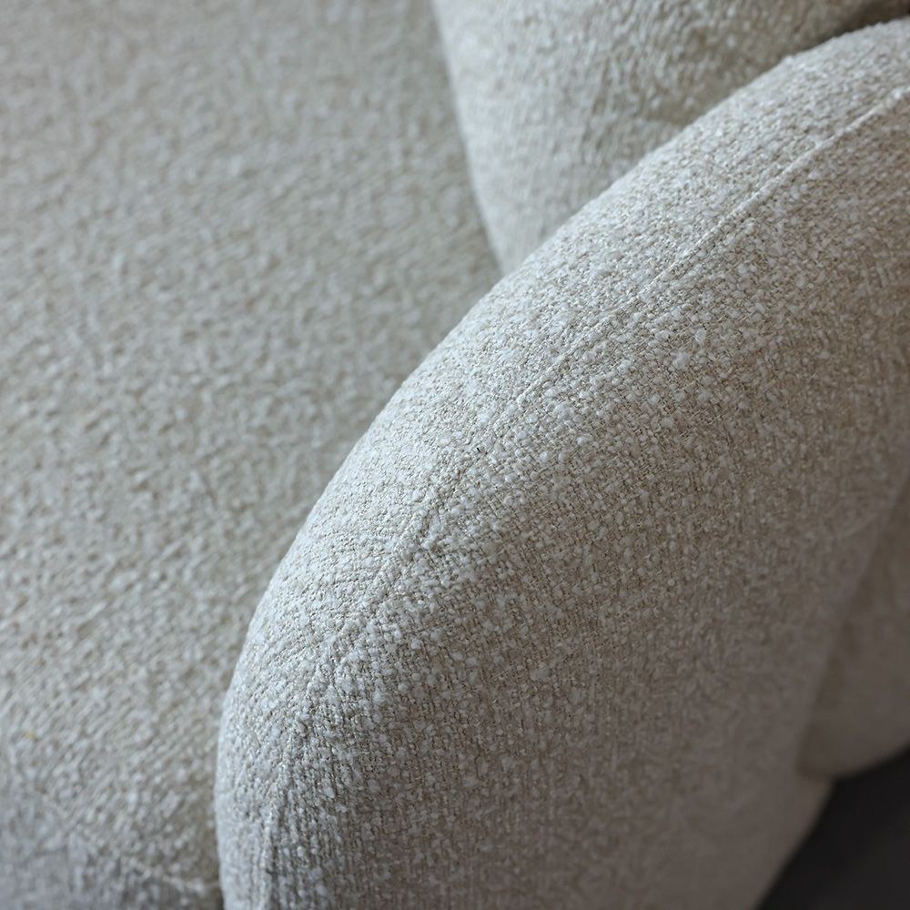 Ollena 1-Seater Fabric Sofa-Beige-With 2-Year Warranty - Image 3