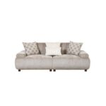 Valira 10-Seater Fabric Sofa Set - Beige - With 2-Year Warranty