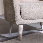 Vesta 3+1+1 Seater Fabric Sofa Set-Light Grey