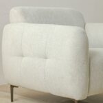 Waver 1-Seater Fabric Sofa - Taupe Beige - With 2-Year Warranty