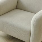 Waver 1-Seater Fabric Sofa - Taupe Beige - With 2-Year Warranty