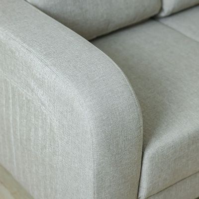 London 1 Seater Fabric Sofa-Warm Beige - Image 3