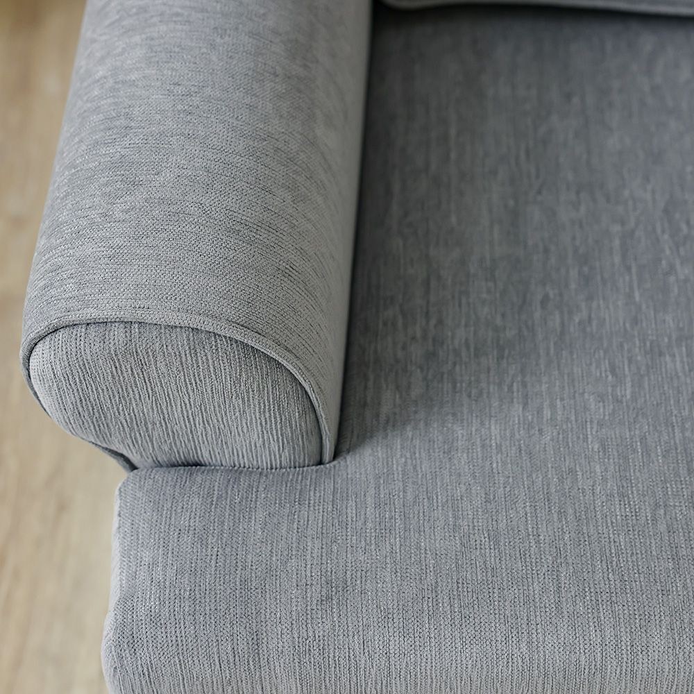 Bradley 1-Seater Fabric Sofa-Onyx Grey-With 2-Year Warranty - Image 4