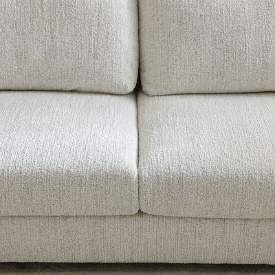 Oboro 2 Seater Fabric Sofa-Beige - Image 3