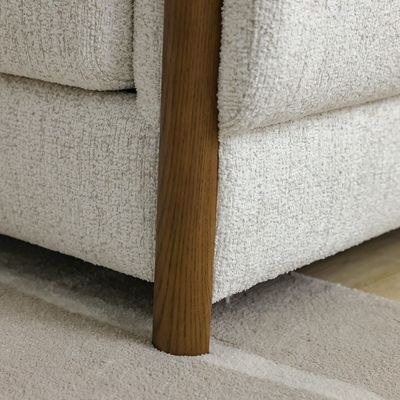 Oboro 2 Seater Fabric Sofa-Beige - Image 5