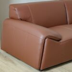 Tokishi 2-Seater Full Leather Sofa - Tan