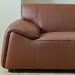 Tokishi 2-Seater Full Leather Sofa - Tan