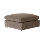 Neithan Ottoman Sofa - Taupe - With 2-Year Warranty