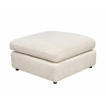 Neithan Ottoman Sofa - Beige - With 2-Year Warranty