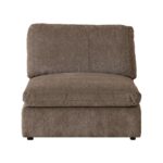 Neithan 1 Seater Armless Fabric Sofa-Taupe