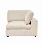 Neithan Corner Wedge Sofa - Beige - With 2-Year Warranty