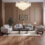 Retrova 3+2+1 Seater Fabric Sofa Set -Beige